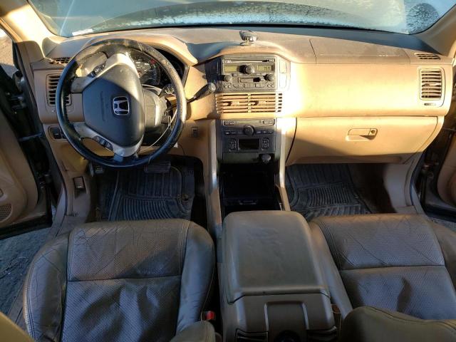 2HKYF18594H605313 - 2004 HONDA PILOT EXL TAN photo 8