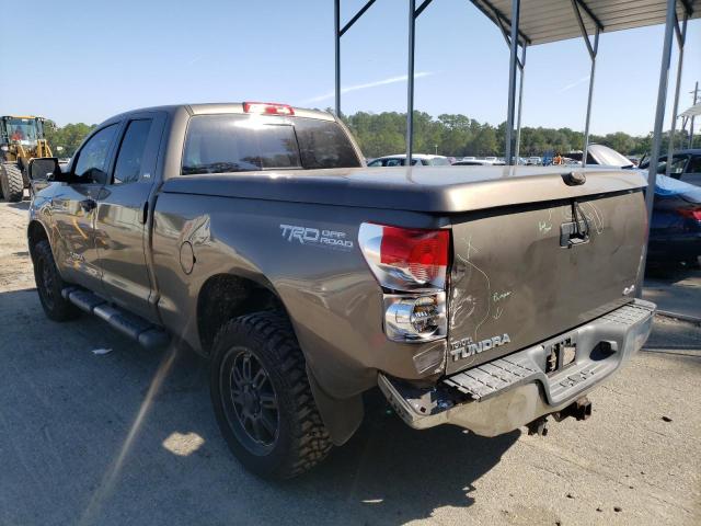 5TFBV54167X021740 - 2007 TOYOTA TUNDRA DOUBLE CAB SR5 GRAY photo 3