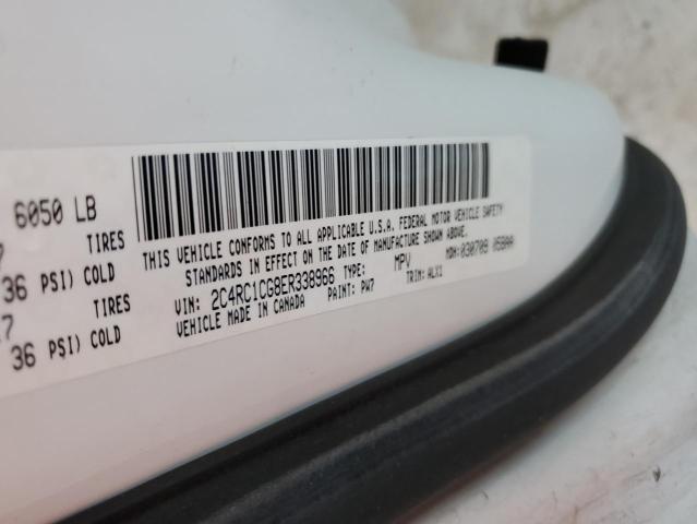 2C4RC1CG8ER338966 - 2014 CHRYSLER TOWN & COU TOURING L WHITE photo 13