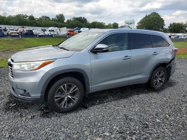 5TDJKRFH9GS501427 - 2016 TOYOTA HIGHLANDER XLE 银色 照片 1