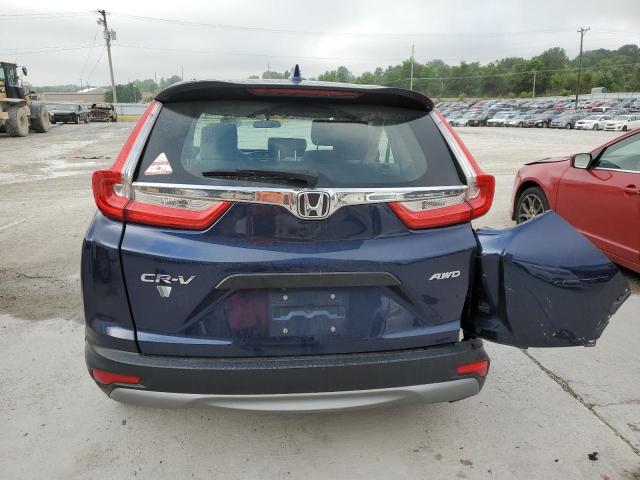 2HKRW6H35JH221539 - 2018 HONDA CR-V LX BLUE photo 6