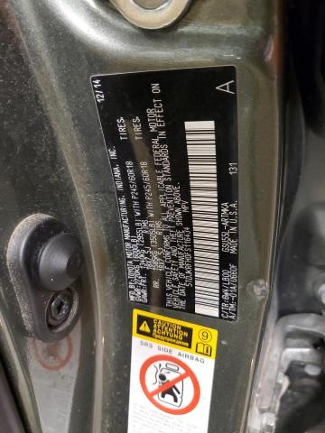 5TDJKRFH0FS116434 - 2015 TOYOTA HIGHLANDER XLE Կանաչ լուսանկար 13