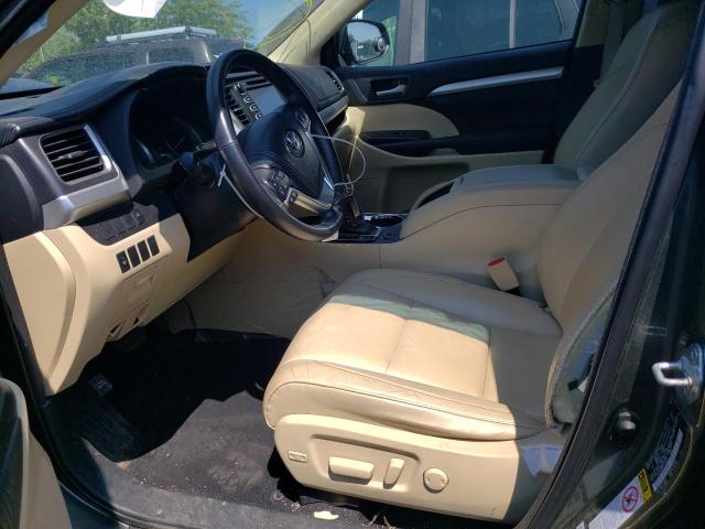 5TDJKRFH0FS116434 - 2015 TOYOTA HIGHLANDER XLE Կանաչ լուսանկար 7