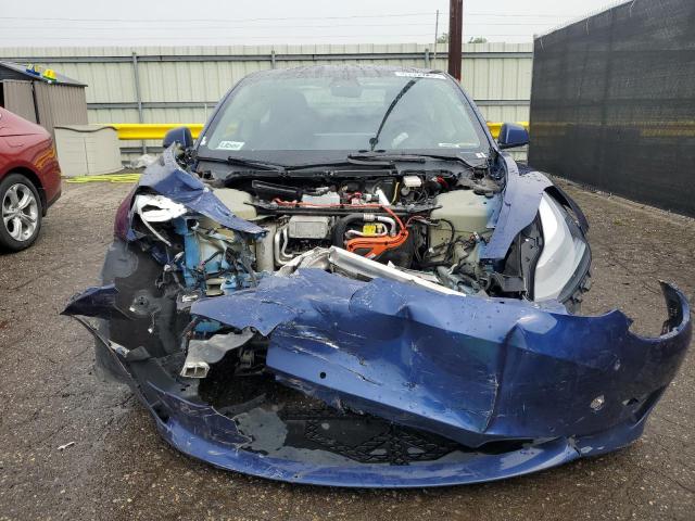 5YJ3E1EA5NF372660 - 2022 TESLA MODEL 3 ლურჯი ფოტო 5