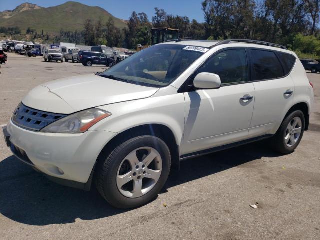 JN8AZ08WX3W224434 - 2003 NISSAN MURANO SL WHITE photo 1