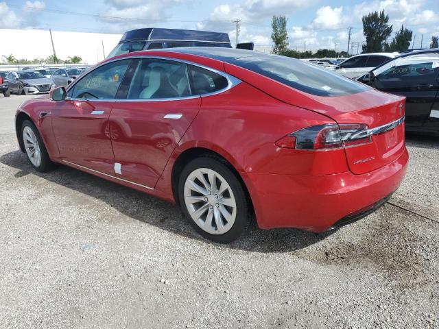 5YJSA1E27JF265961 - 2018 TESLA MODEL S წითელი ფოტო 2
