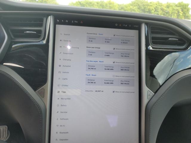 5YJSA1E27JF265961 - 2018 TESLA MODEL S წითელი ფოტო 9