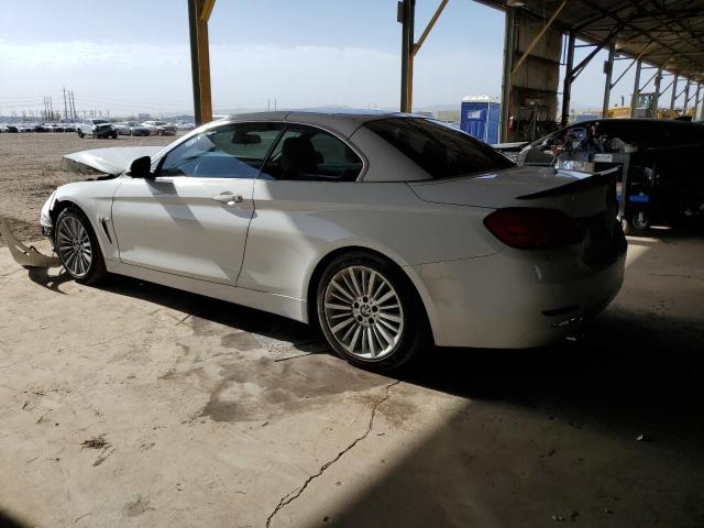 WBA3V7C50F5A24230 - 2015 BMW 428 I SULEV WHITE photo 2