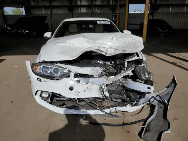 WBA3V7C50F5A24230 - 2015 BMW 428 I SULEV WHITE photo 5