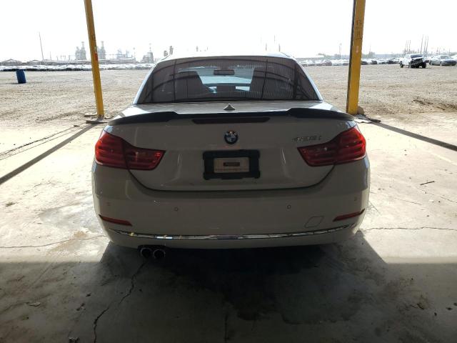 WBA3V7C50F5A24230 - 2015 BMW 428 I SULEV WHITE photo 6