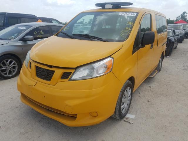 3N8CM0JT8EK692071 - 2014 NISSAN NV200 TAXI YELLOW photo 2