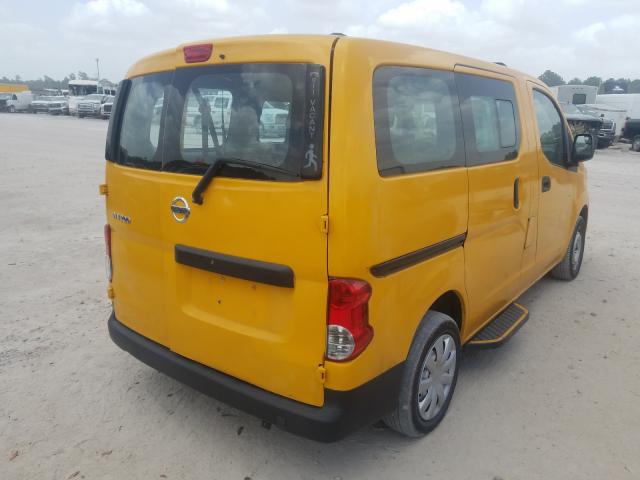 3N8CM0JT8EK692071 - 2014 NISSAN NV200 TAXI YELLOW photo 4