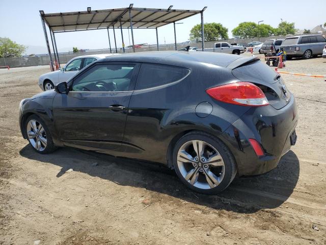 KMHTC6AD7GU254201 - 2016 HYUNDAI VELOSTER BLACK photo 2