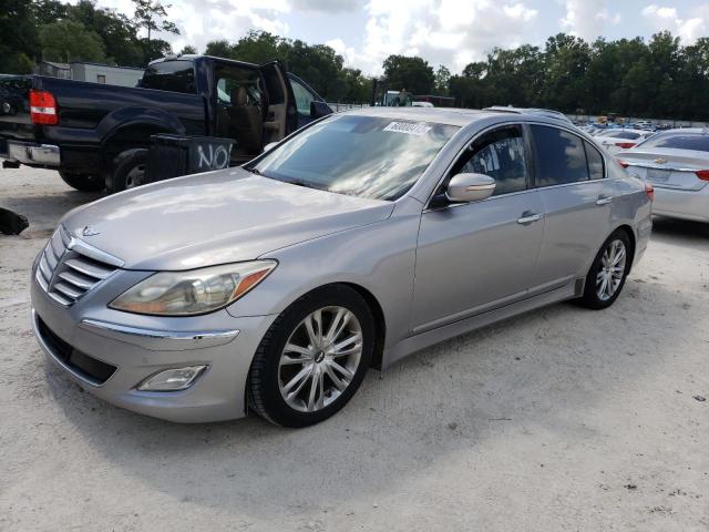 KMHGC4DF0CU181895 - 2012 HYUNDAI GENESIS 4.6L GRAY photo 1