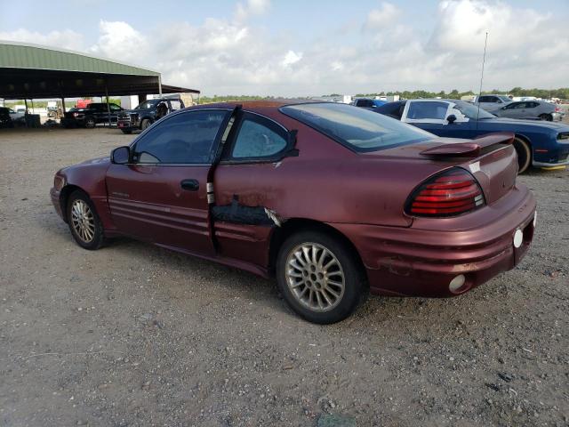 1G2NF12T81M652204 - 2001 PONTIAC GRAND AM SE1 BURGUNDY photo 2