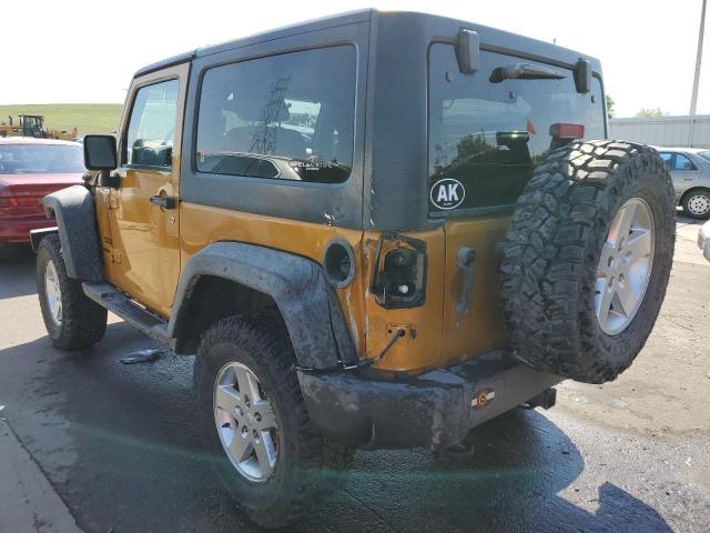 1C4AJWAG3EL184033 - 2014 JEEP WRANGLER SPORT YELLOW photo 2