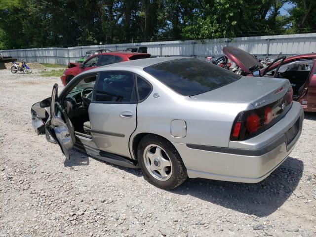 2G1WF52E059363452 - 2005 CHEVROLET IMPALA SILVER photo 2