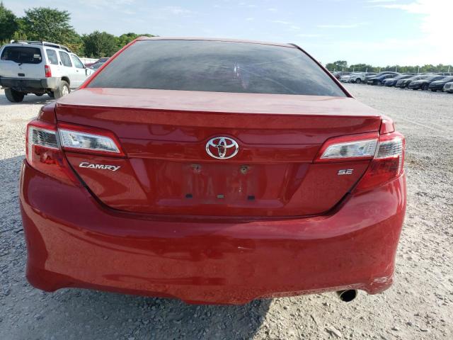 4T1BF1FK7CU624781 - 2012 TOYOTA CAMRY BASE RED photo 6