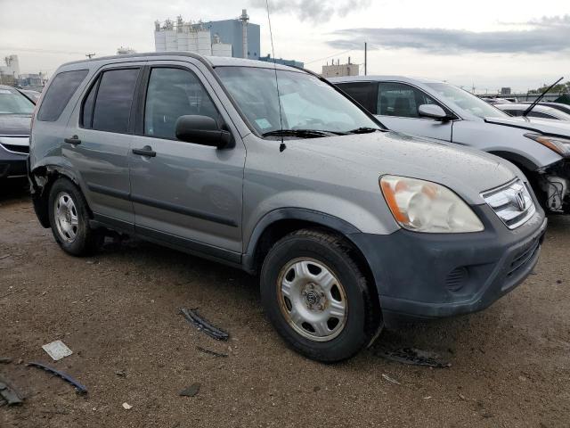 JHLRD785X6C012414 - 2006 HONDA CR-V LX GRAY photo 4