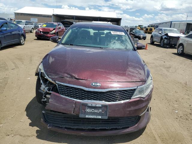 5XXGT4L32HG124588 - 2017 KIA OPTIMA LX MAROON photo 5