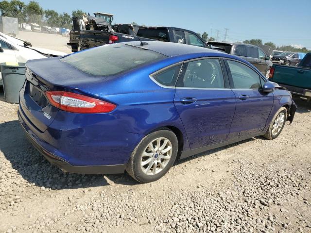 3FA6P0G7XGR170889 - 2016 FORD FUSION S BLUE photo 3