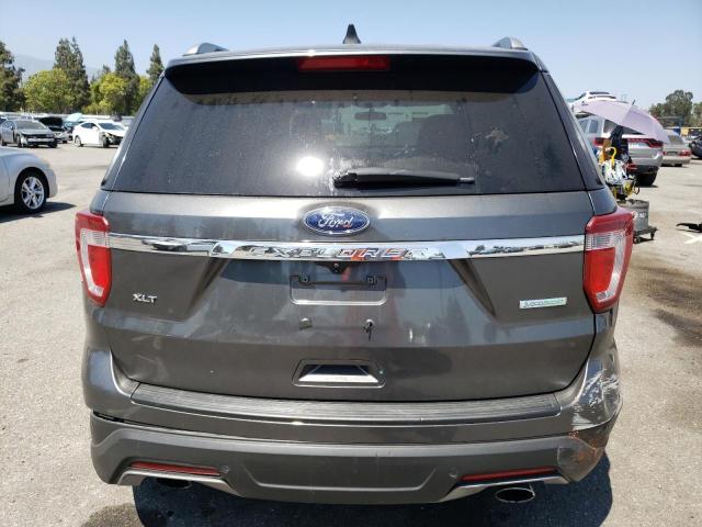 1FM5K7DH3JGC33495 - 2018 FORD EXPLORER XLT GRAY photo 6