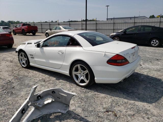 WDBSK71F79F143938 - 2009 MERCEDES-BENZ SL 550 WHITE photo 2