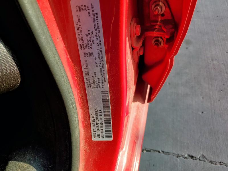 1C6SRFFT5NN310309 - 2022 RAM 1500 BIG HORN/LONE STAR RED photo 12