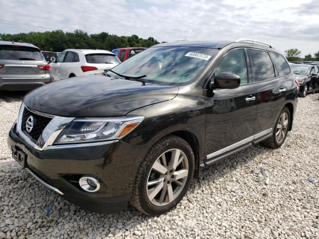 5N1AR2MM1FC714872 - 2015 NISSAN PATHFINDER S CHARCOAL photo 1