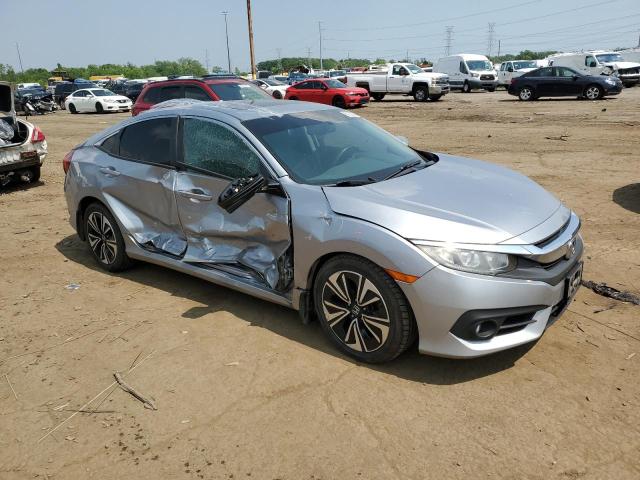 19XFC1F7XGE022049 - 2016 HONDA CIVIC EXL SILVER photo 4