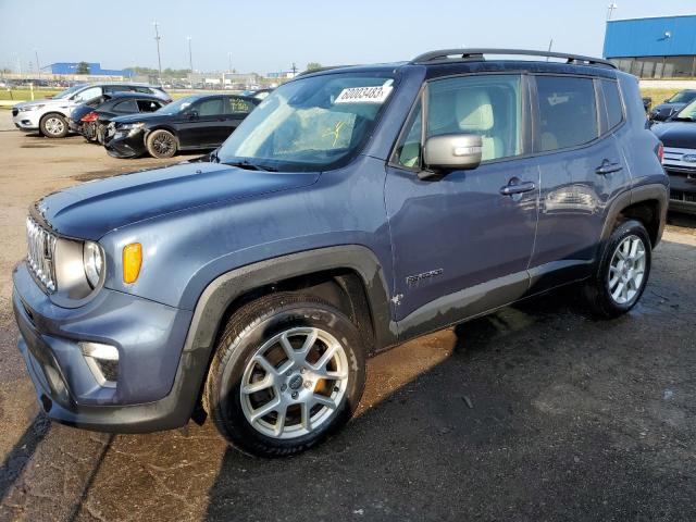 ZACNJDD19MPM40812 - 2021 JEEP RENEGADE LIMITED BLUE photo 1