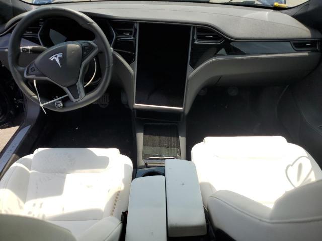 5YJSA1E25MF419135 - 2021 TESLA MODEL S Կապույտ լուսանկար 8