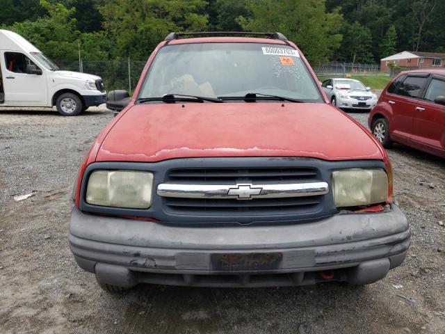 2CNBJ734X46910549 - 2004 CHEVROLET TRACKER ZR2 RED photo 5