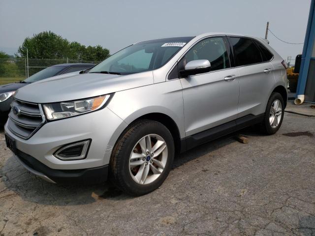 2FMPK4J80GBC16312 - 2016 FORD EDGE SEL SILVER photo 1