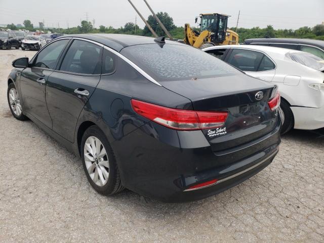 5XXGU4L38GG095934 - 2016 KIA OPTIMA EX GRAY photo 2