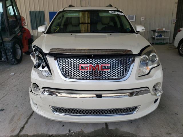 1GKKRTEDXCJ186144 - 2012 GMC ACADIA DENALI WHITE photo 5