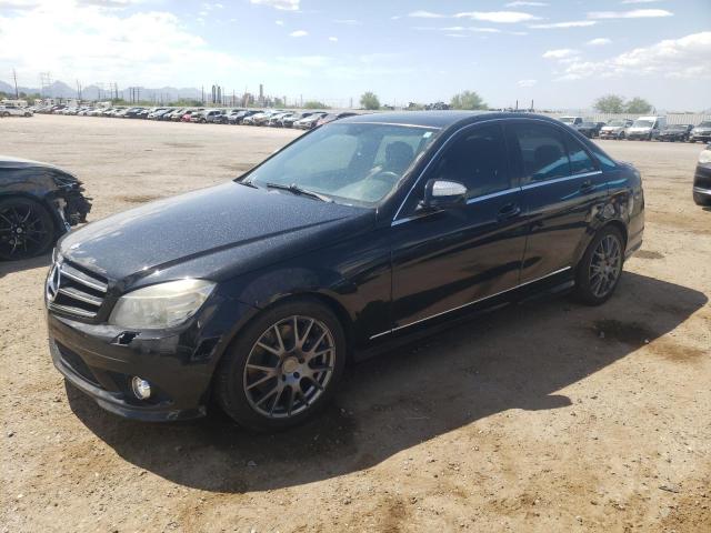 WDDGF56X58F188236 - 2008 MERCEDES-BENZ C 350 BLACK photo 1