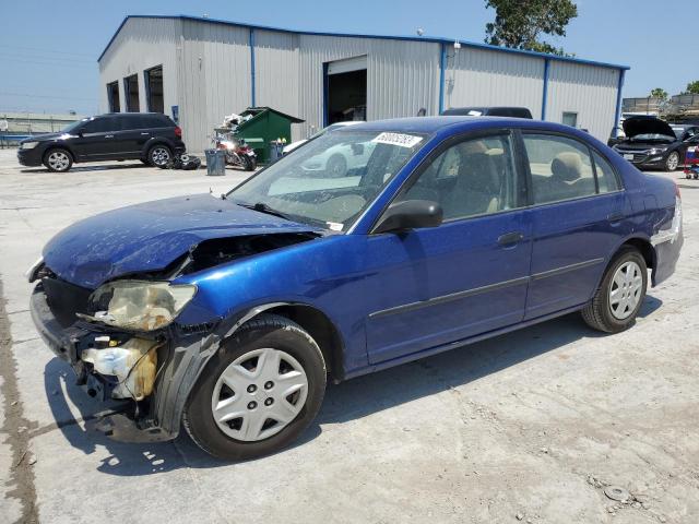 2HGES16335H581487 - 2005 HONDA CIVIC DX VP BLUE photo 1