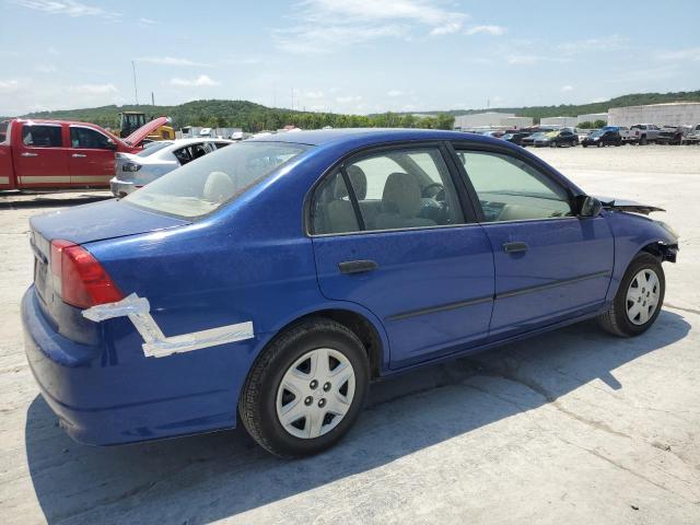 2HGES16335H581487 - 2005 HONDA CIVIC DX VP BLUE photo 3