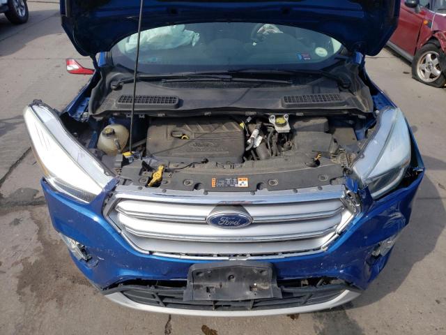 1FMCU9GDXHUC25797 - 2017 FORD ESCAPE SE BLUE photo 11