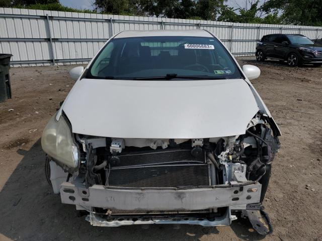 JTDKN3DU9B0253359 - 2011 TOYOTA PRIUS WHITE photo 5