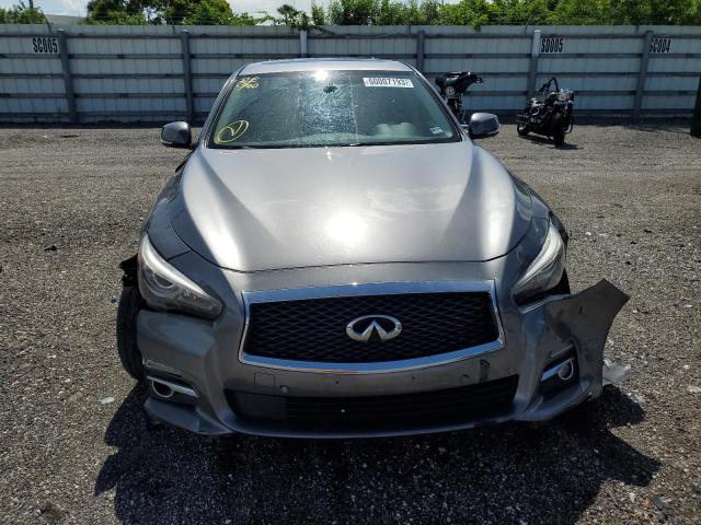 JN1CV7AR4GM253073 - 2016 INFINITI Q50 BASE SILVER photo 5