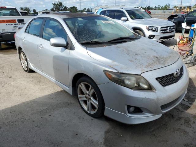 1NXBE40EX9Z009707 - 2009 TOYOTA COROLLA XRS SILVER photo 4