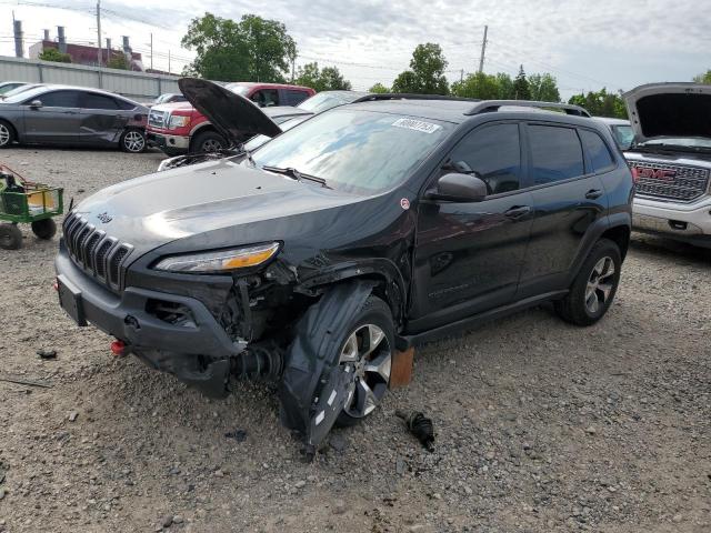 1C4PJMBS1GW353985 - 2016 JEEP CHEROKEE TRAILHAWK BLACK photo 1