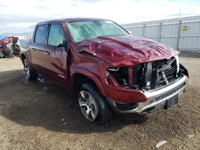 1C6SRFJTXKN757334 - 2019 RAM 1500 LARAMIE MAROON photo 1