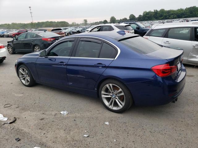 WBA8D9C5XJEM33426 - 2018 BMW 330 XI BLUE photo 2