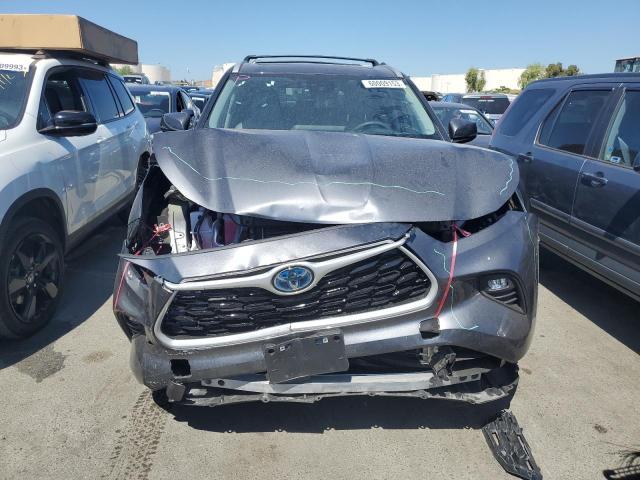 5TDKBRCH0PS578020 - 2023 TOYOTA HIGHLANDER HYBRID XLE GRAY photo 5