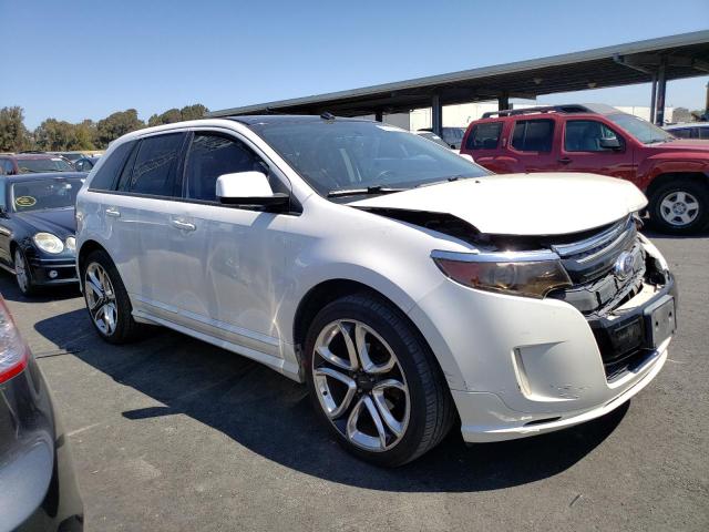 2FMDK3AK1BBA53655 - 2011 FORD EDGE SPORT WHITE photo 4