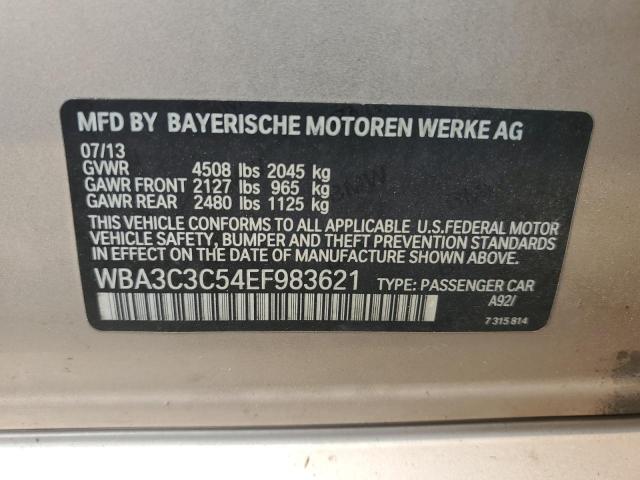 WBA3C3C54EF983621 - 2014 BMW 320 I XDRIVE GOLD photo 12