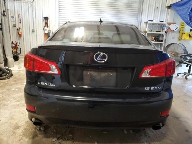 JTHBF5C27A5124979 - 2010 LEXUS IS 250 BLACK photo 6